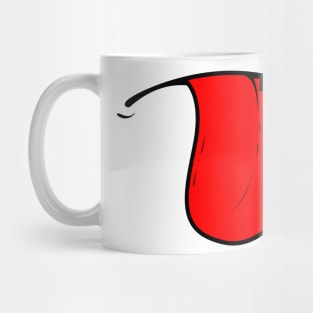 Funny Tongue Out Face Mouth Mug